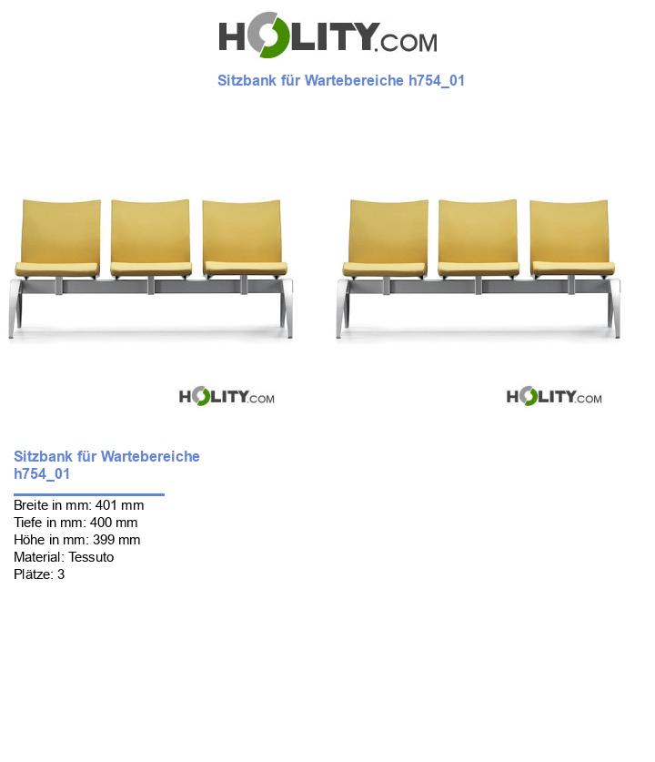Sitzbank für Wartebereiche h754_01