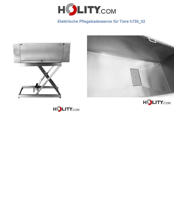 Elektrische Pflegebadewanne für Tiere h756_02