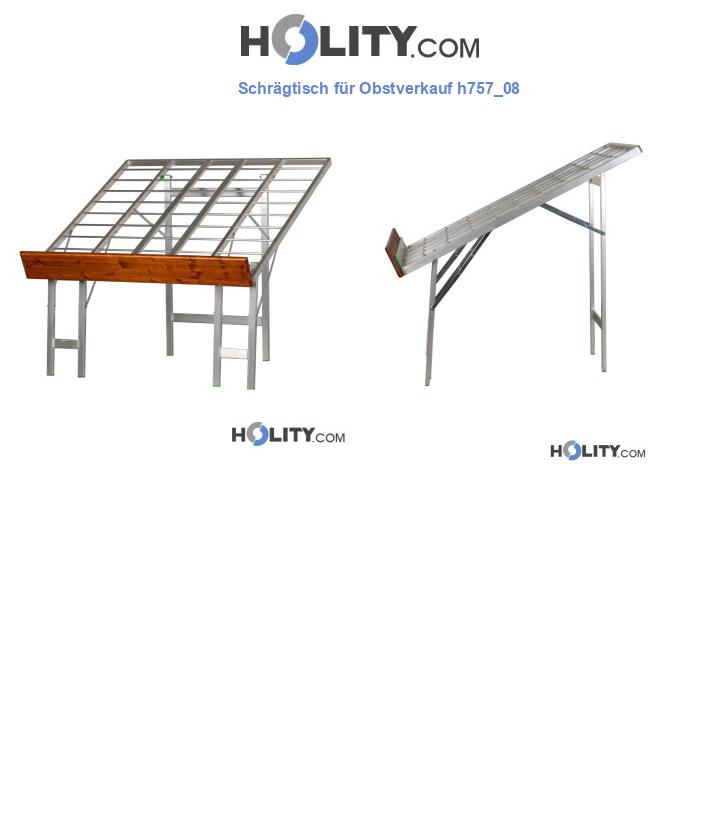 Schrägtisch für Obstverkauf h757_08