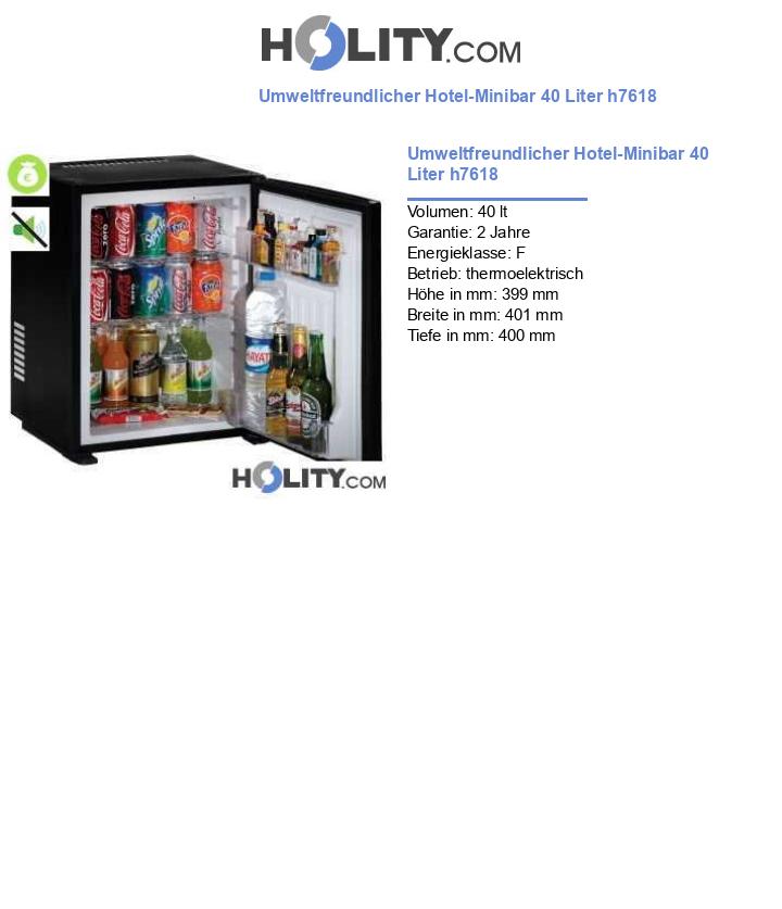 Umweltfreundlicher Hotel-Minibar 40 Liter h7618