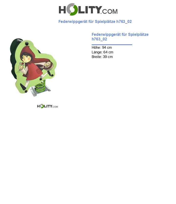 Federwippgerät für Spielplätze h763_02