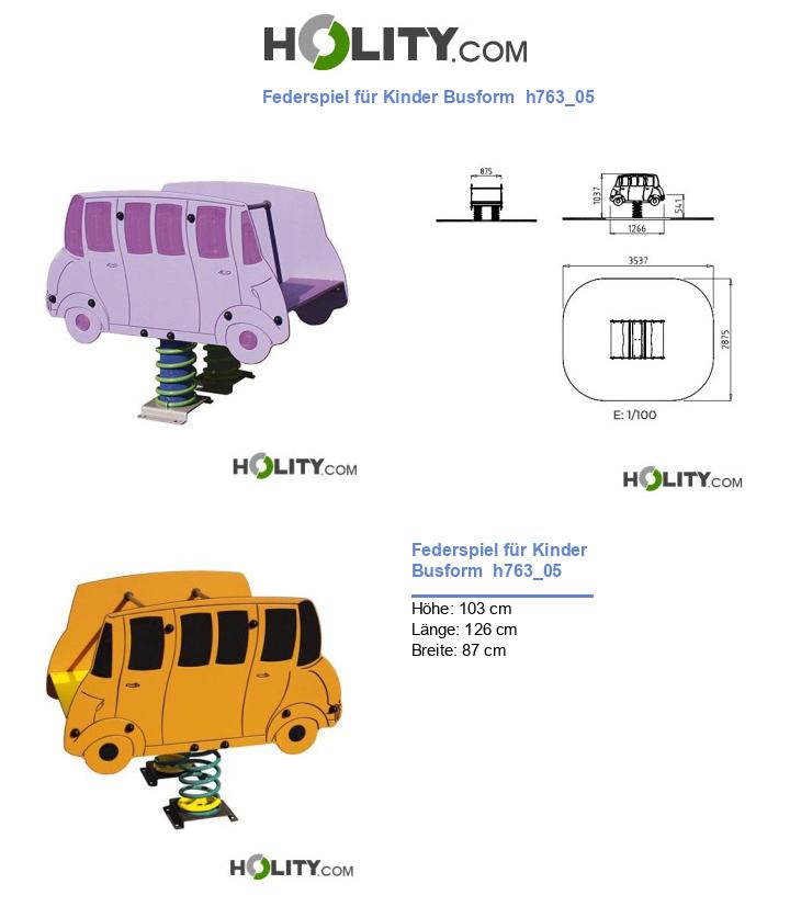 Federspiel für Kinder Busform  h763_05