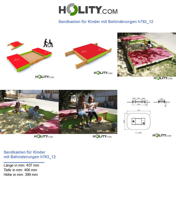 Sandkasten für Kinder mit Behinderungen h763_12