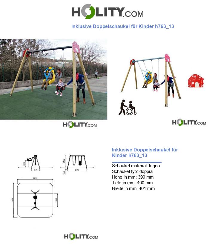 Inklusive Doppelschaukel für Kinder h763_13