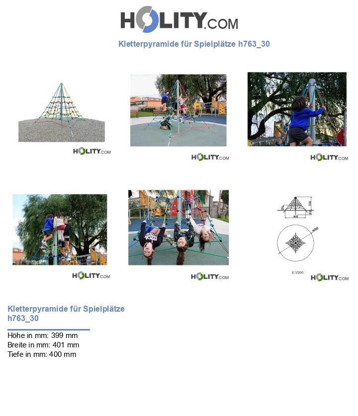 Kletterpyramide für Spielplätze h763_30