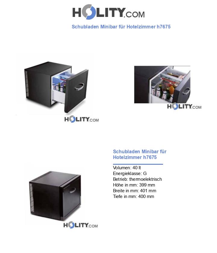 Schubladen Minibar für Hotelzimmer h7675