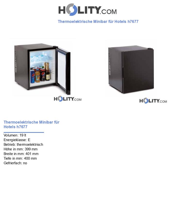 Thermoelektrische Minibar für Hotels h7677