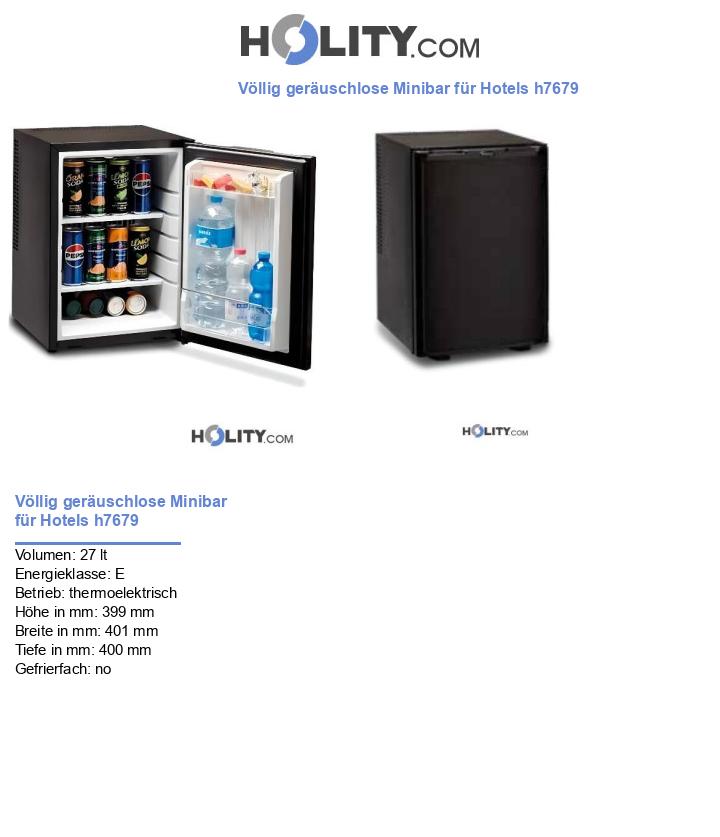 Völlig geräuschlose Minibar für Hotels h7679