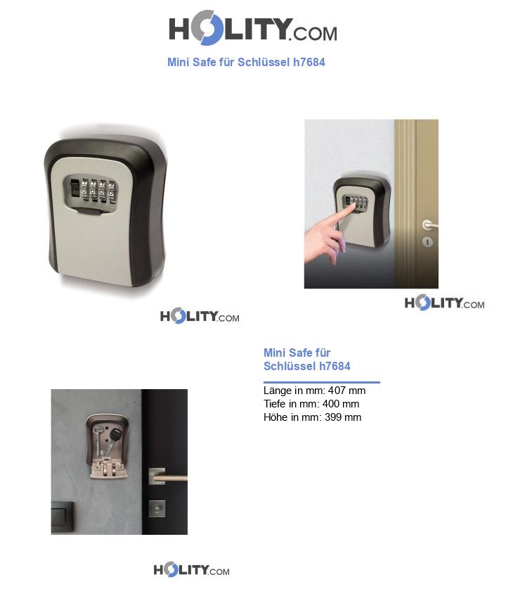 Mini Safe für Schlüssel h7684