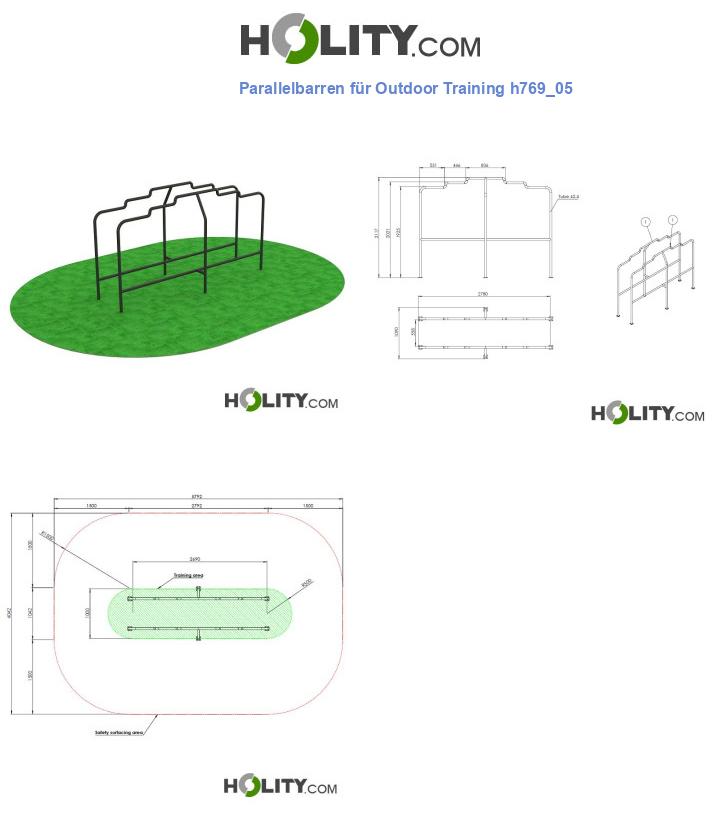 Parallelbarren für Outdoor Training h769_05