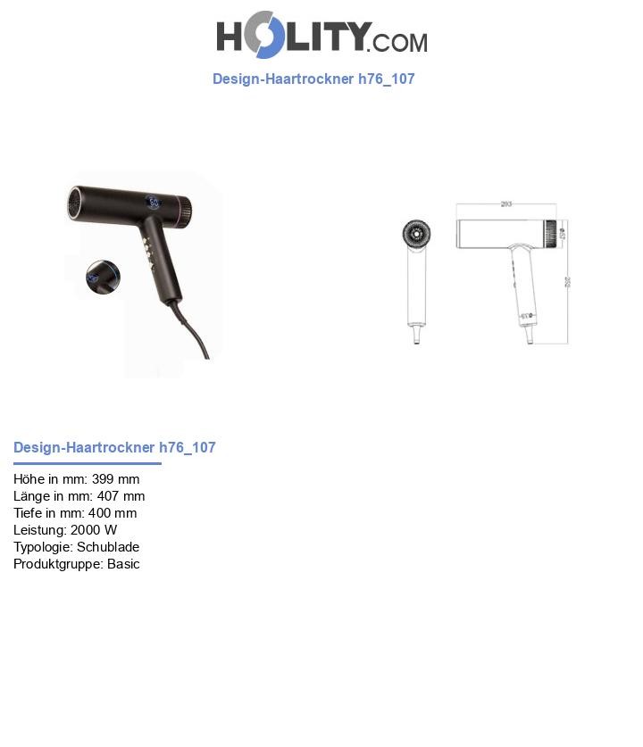 Design-Haartrockner h76_107
