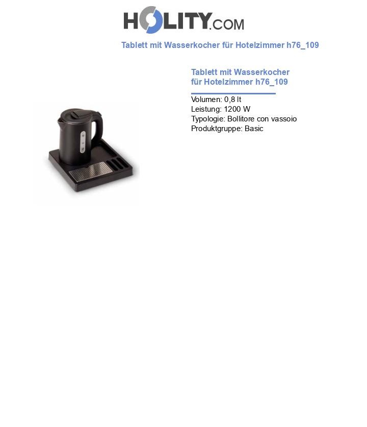 Tablett mit Wasserkocher für Hotelzimmer h76_109