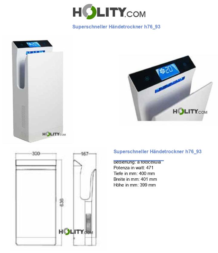 Superschneller Händetrockner h76_93