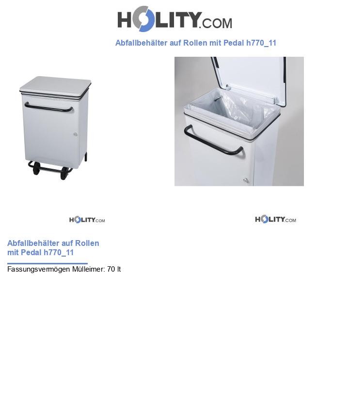 Abfallbehälter auf Rollen mit Pedal h770_11
