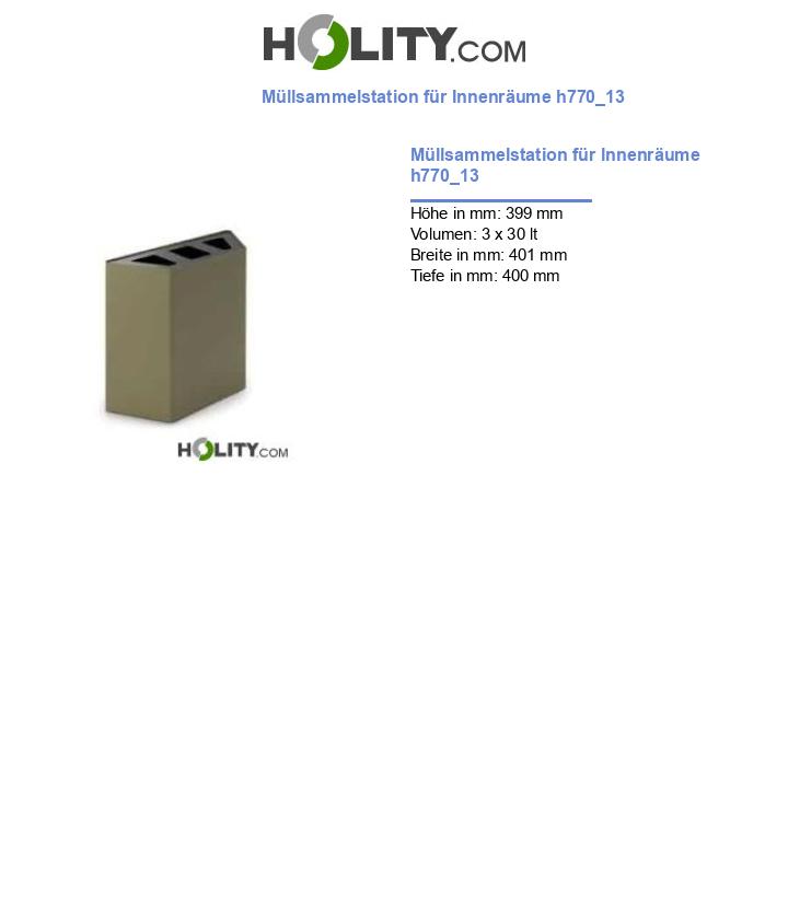 Müllsammelstation für Innenräume h770_13