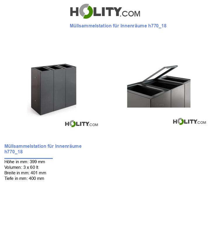 Müllsammelstation für Innenräume h770_18