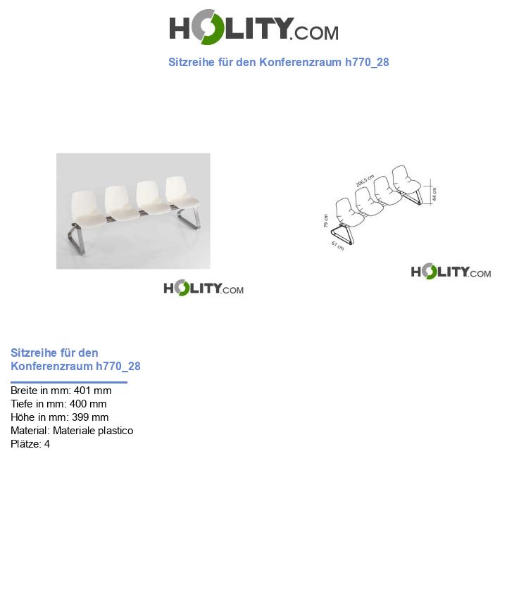 Sitzreihe für den Konferenzraum h770_28