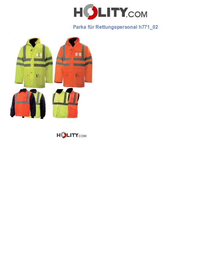 Parka für Rettungspersonal h771_02