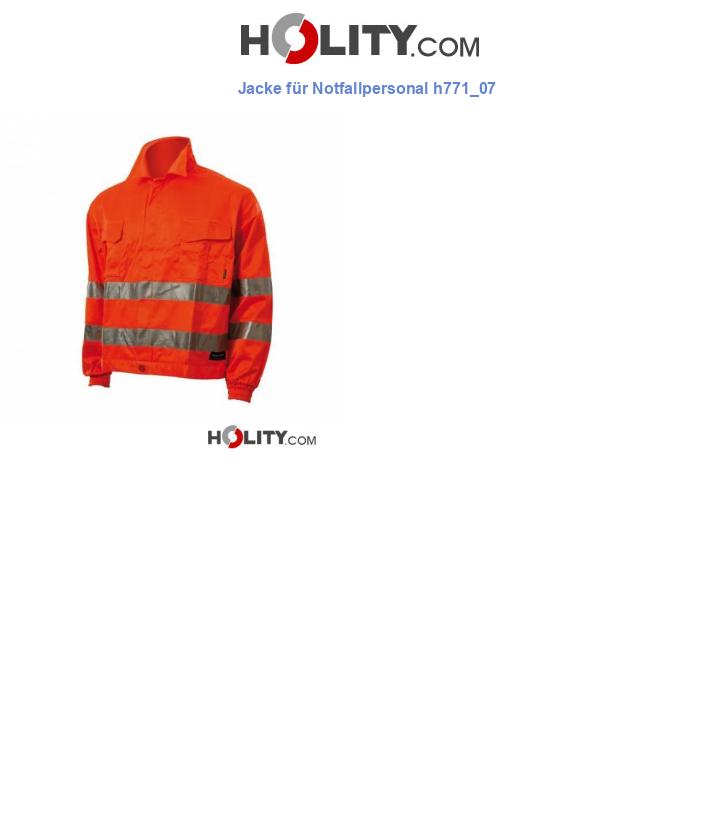 Jacke für Notfallpersonal h771_07