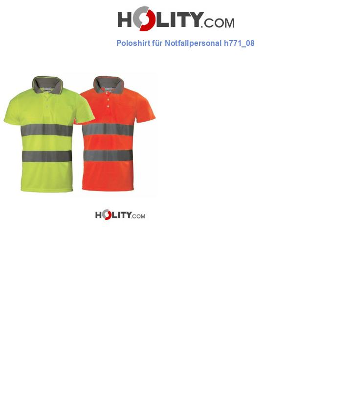 Poloshirt für Notfallpersonal h771_08