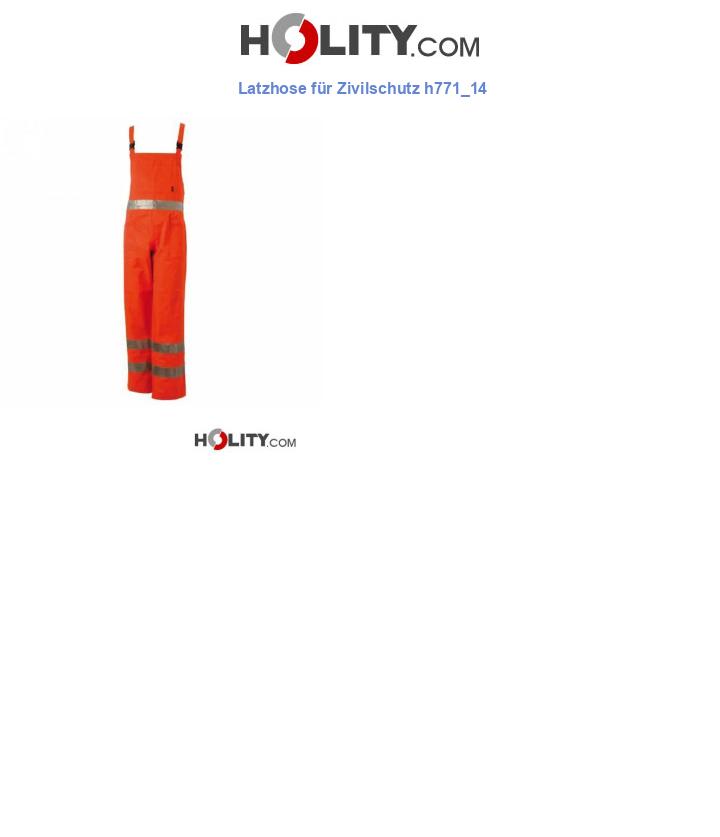 Latzhose für Zivilschutz h771_14