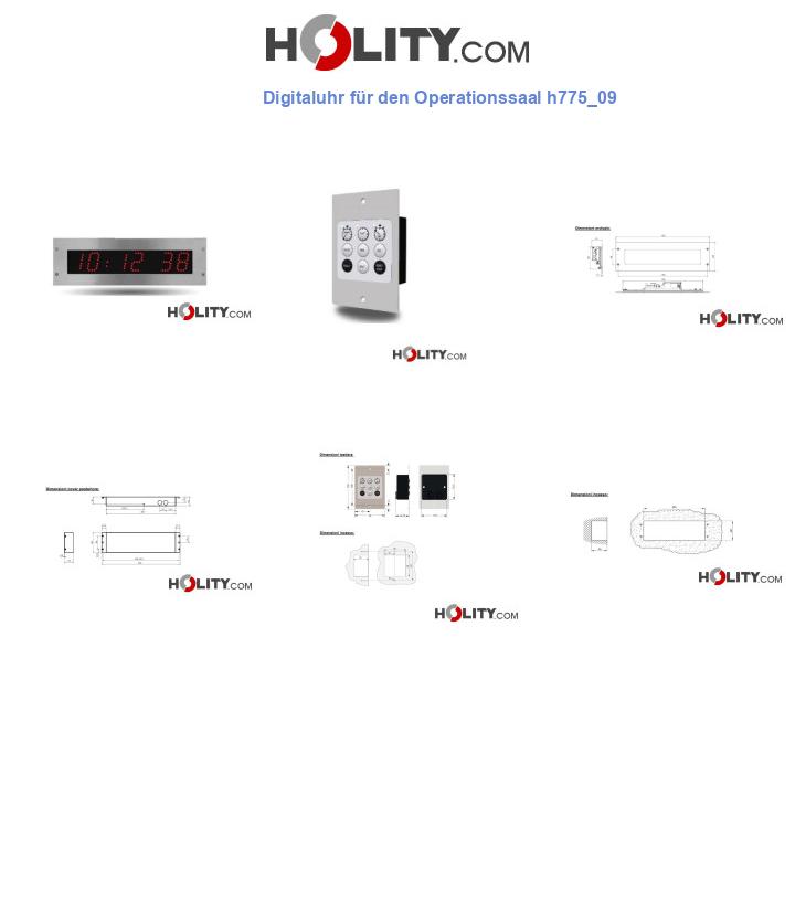 Digitaluhr für den Operationssaal h775_09