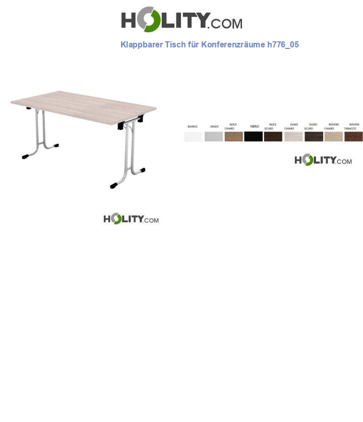 Klappbarer Tisch für Konferenzräume h776_05