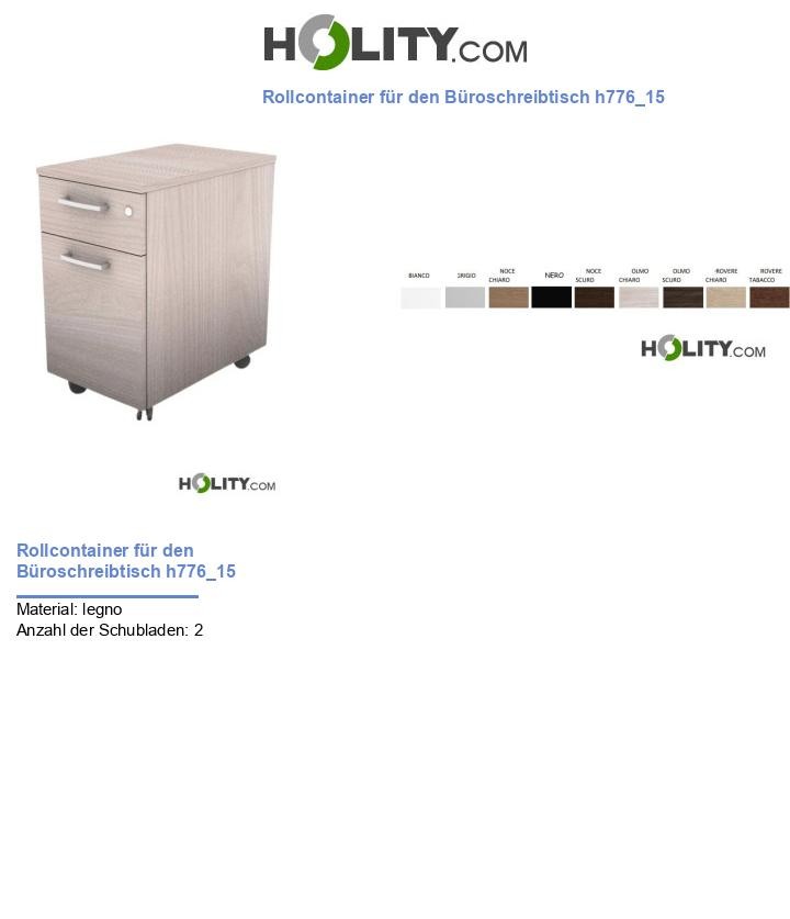 Rollcontainer für den Büroschreibtisch h776_15