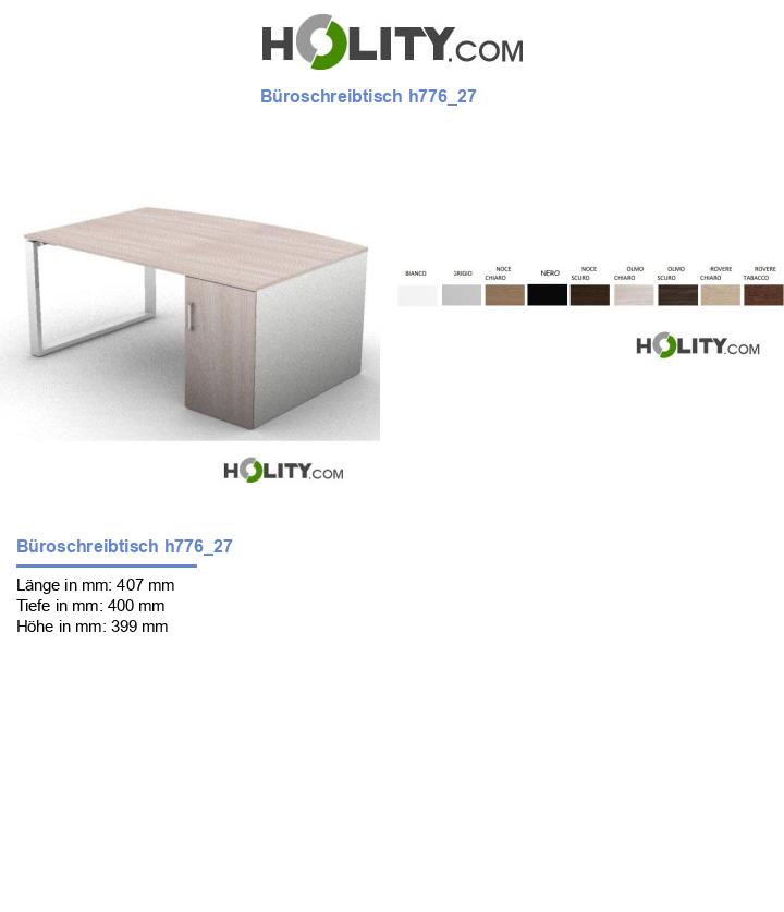 Büroschreibtisch h776_27