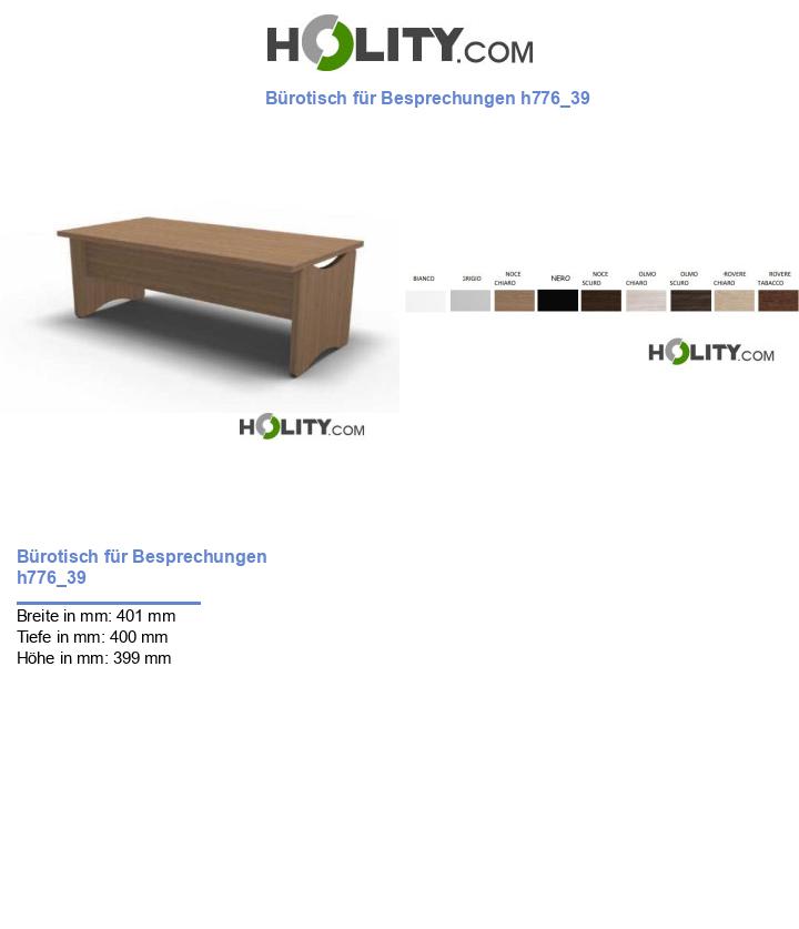 Bürotisch für Besprechungen h776_39