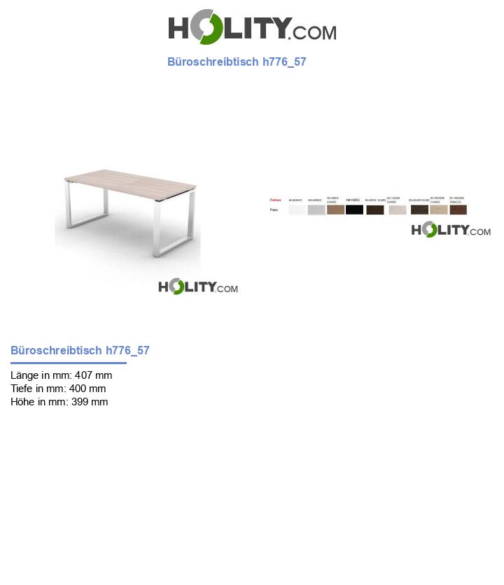 Büroschreibtisch h776_57