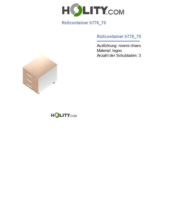 Rollcontainer h776_75