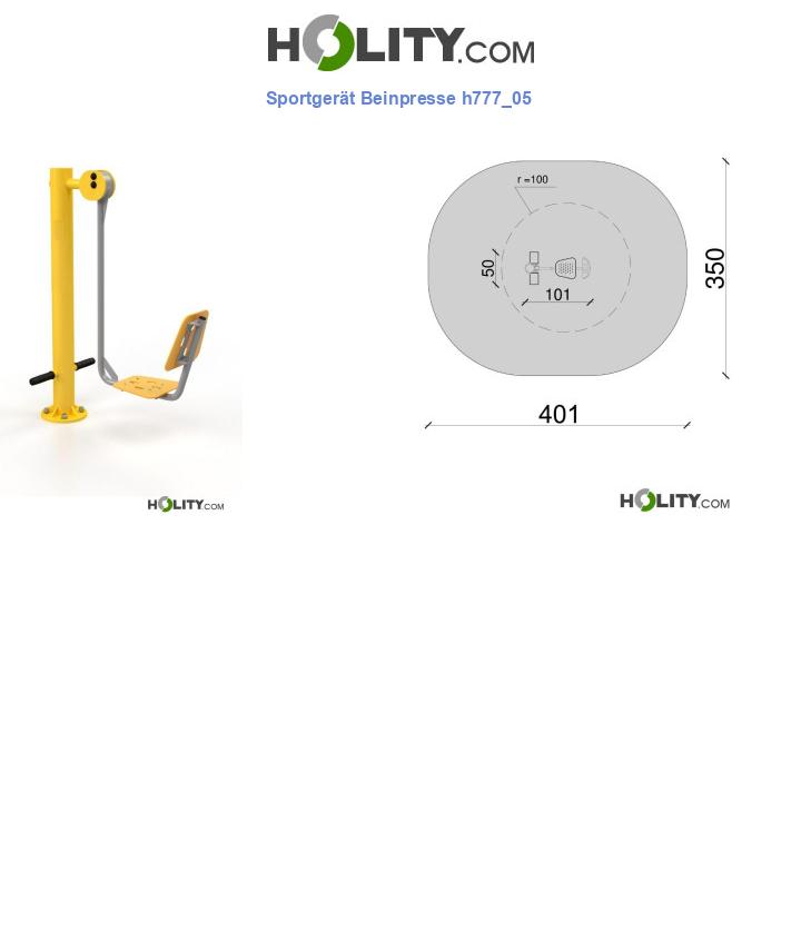 Sportgerät Beinpresse h777_05