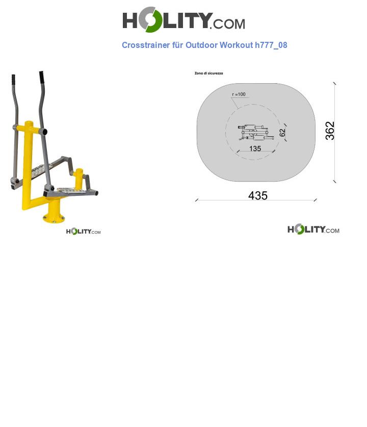 Crosstrainer für Outdoor Workout h777_08