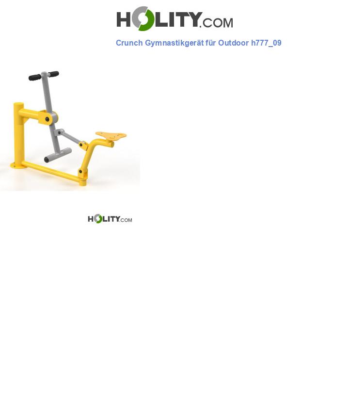 Crunch Gymnastikgerät für Outdoor h777_09