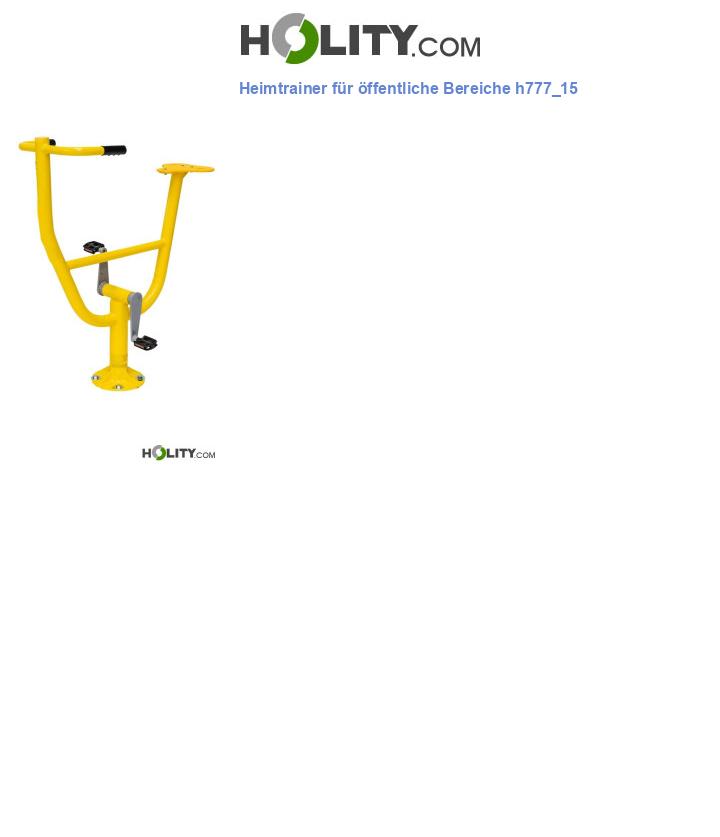 Heimtrainer für öffentliche Bereiche h777_15