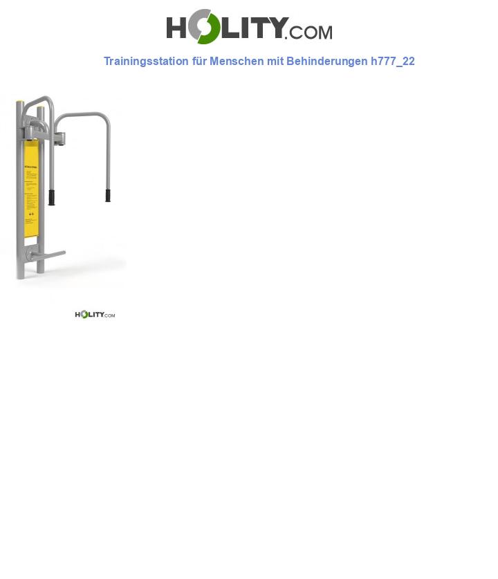 Trainingsstation für Menschen mit Behinderungen h777_22