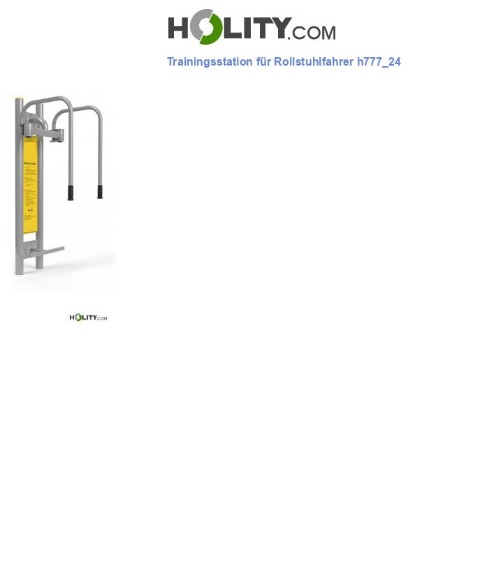 Trainingsstation für Rollstuhlfahrer h777_24