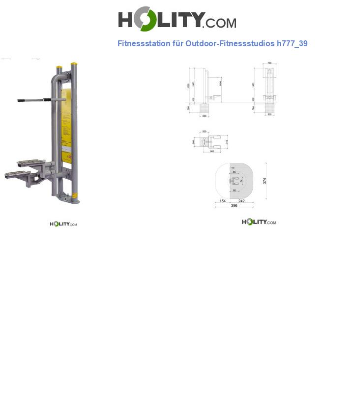 Fitnessstation für Outdoor-Fitnessstudios h777_39