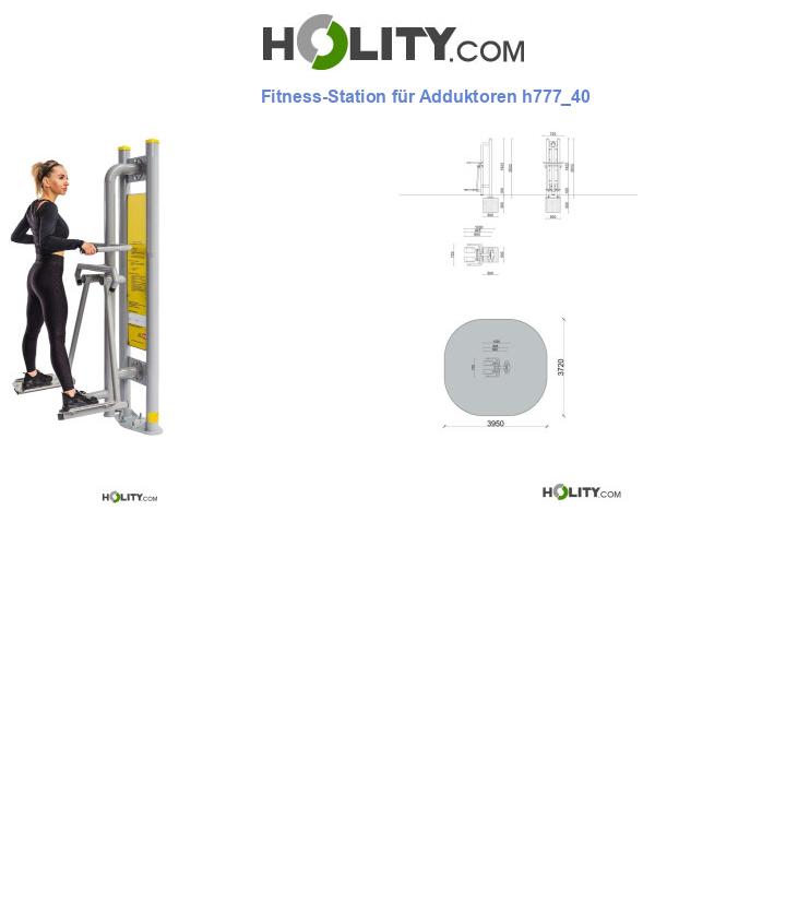 Fitness-Station für Adduktoren h777_40