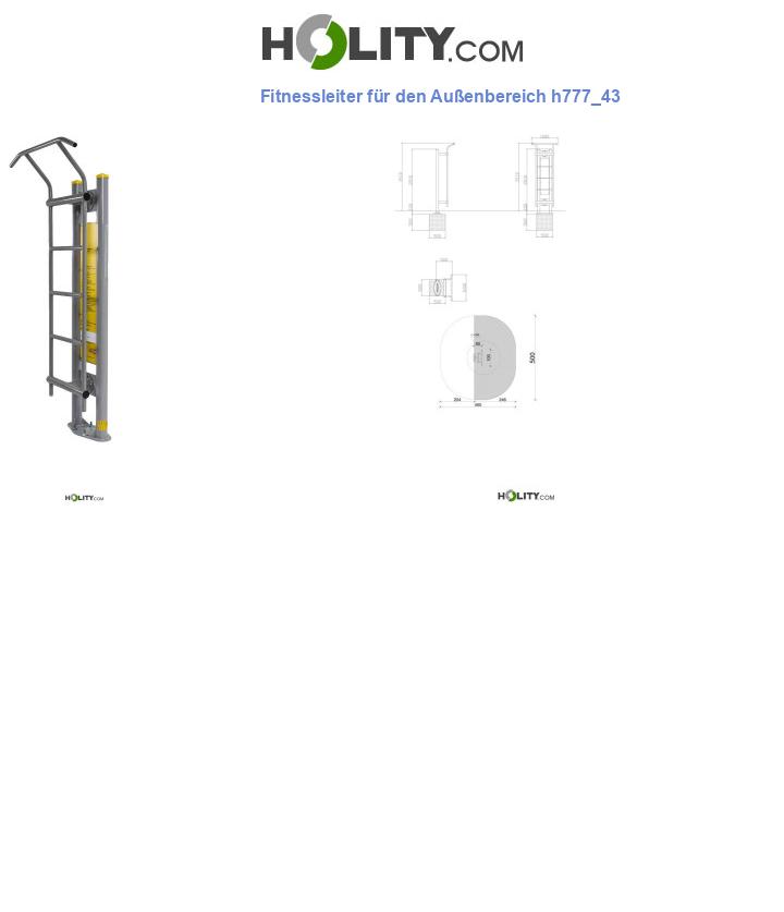 Fitnessleiter für den Außenbereich h777_43