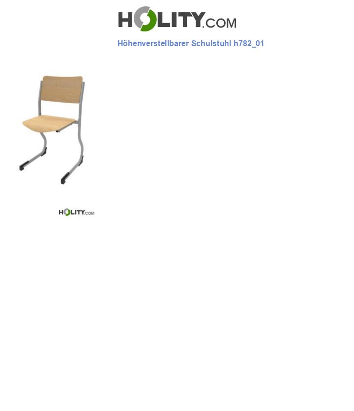 Höhenverstellbarer Schulstuhl h782_01