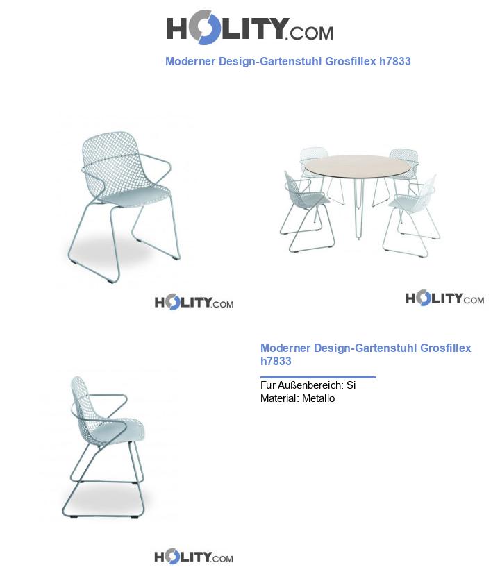Moderner Design-Gartenstuhl Grosfillex h7833