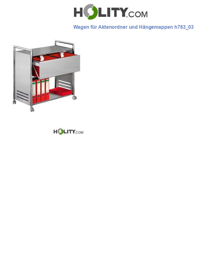 Wagen für Aktenordner und Hängemappen h783_03