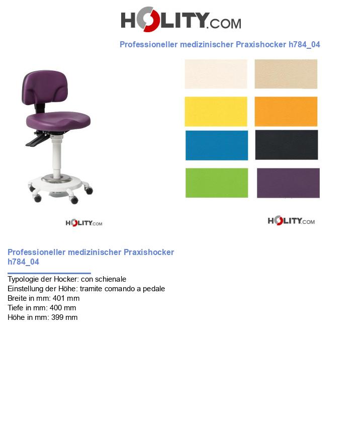 Professioneller medizinischer Praxishocker h784_04