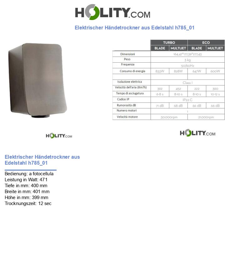 Elektrischer Händetrockner aus Edelstahl h785_01