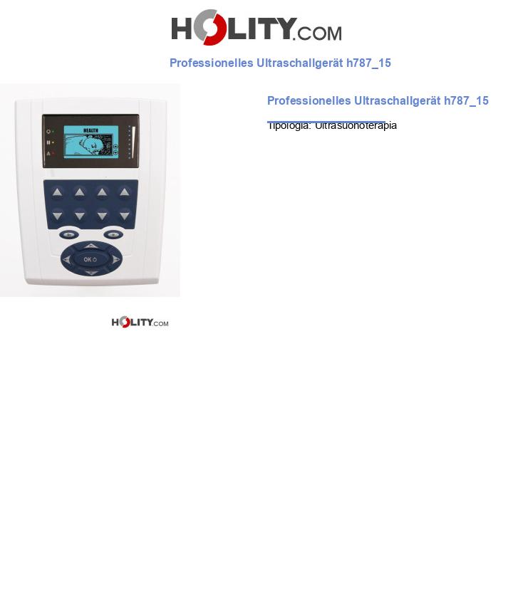 Professionelles Ultraschallgerät h787_15