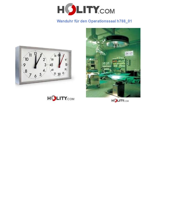 Wanduhr für den Operationssaal h788_01