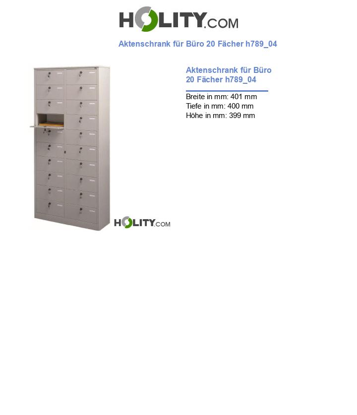 Aktenschrank für Büro 20 Fächer h789_04