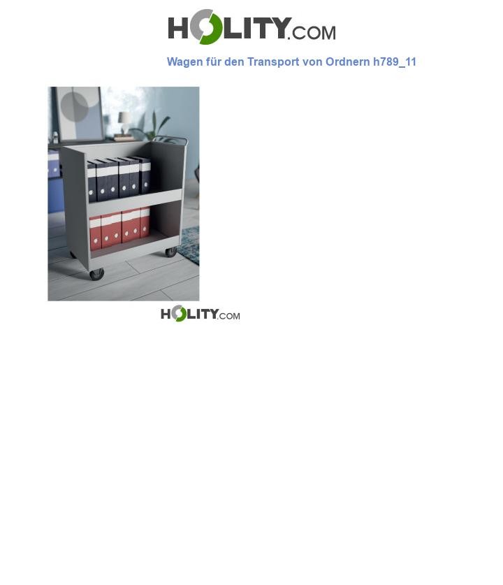 Wagen für den Transport von Ordnern h789_11